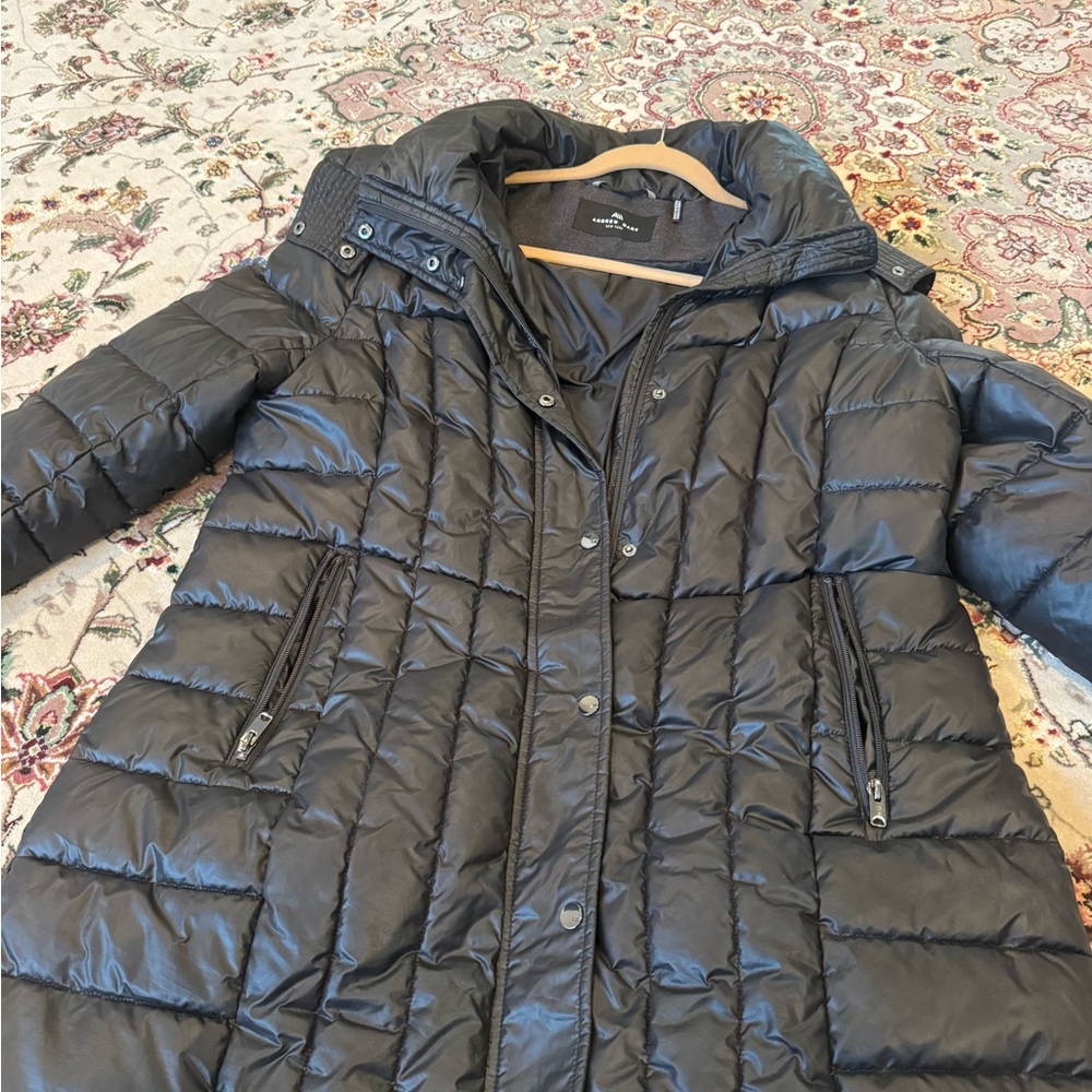 Andrew Marc Women's Black Puffer Coat host pick